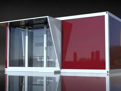 Modular office 15m2 3D model