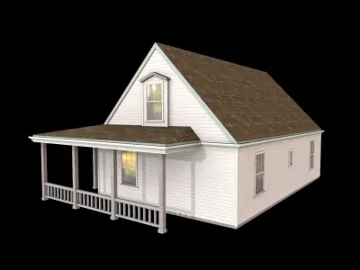 house  Low-poly 3D model