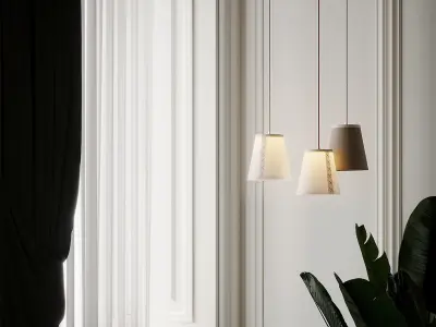 FLOR Pendant lamp by Domus 3D model