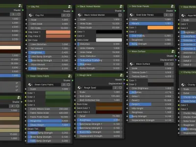 Blender Procedural Material Pack 20 Texture