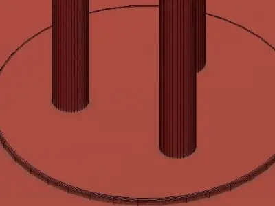 Skew Floor Lamp II 3D model