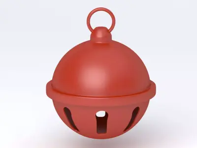 Jingle bell Red 3D model