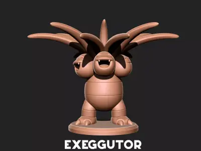 Exeggutor  Pokemon 3D print model