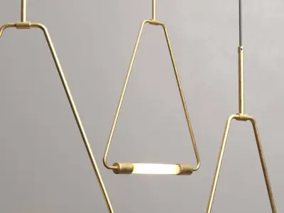 PERCHOIR Pendant by Lambert and Fils 3D model