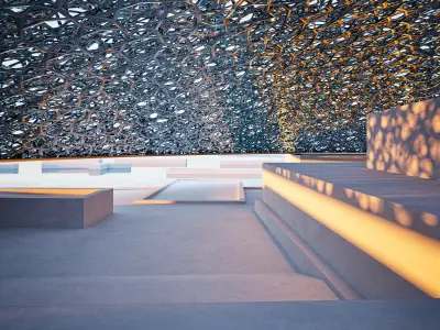 Louvre Abu Dhabi Museum 3D model