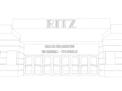 Cinema RITZ Coogee Sydney Australia Free 3D model