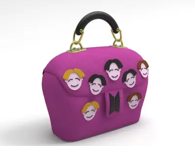 BTS Handbag Low-poly 3D model