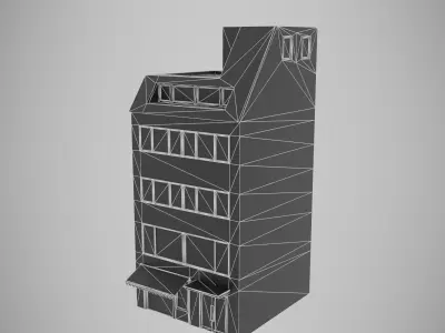 Apartment 01 Low-poly 3D model