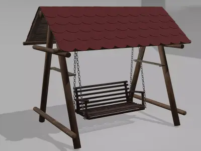 Modern Swing Low-poly 3D model