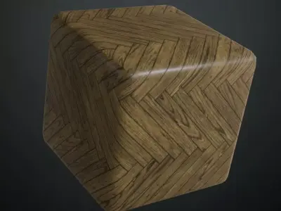 Classic Large Block Walnut Herringbone Parquet PBR Seamless Texture purchase