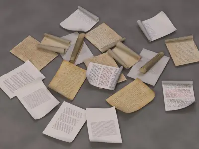 paper Pack Low-poly 3D model