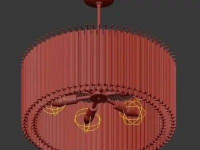 Nessa Round Chandelier 3D model