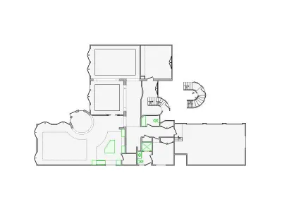  Detailed Interior Sketch - 6001-6500 SF - Xactimate 3D model