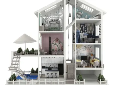 Doll House 3D model