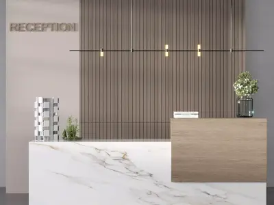 RECEPTION DESK NO14 A 3D model