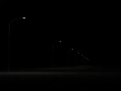 Simple Street Light Free 3D model