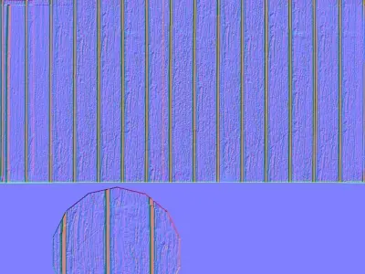 old house scene model-with lighting Free 3D model