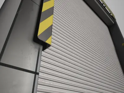 Gateframe Low-poly 3D model