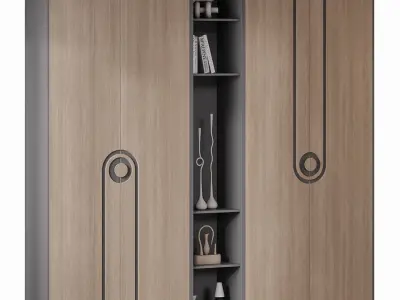 72 Wardrobe composition 3D model