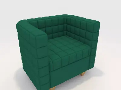 Sofa 1 Seater 6 3D model