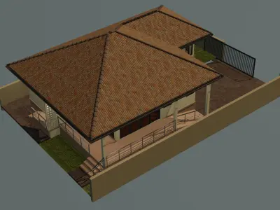 Small house 001 3D model