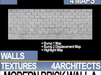 Modern Brick Wall A Texture