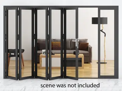  Aluminium Door 07 3D model