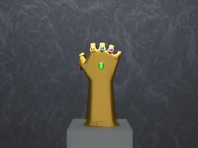 Infinity Gauntlet 3D model