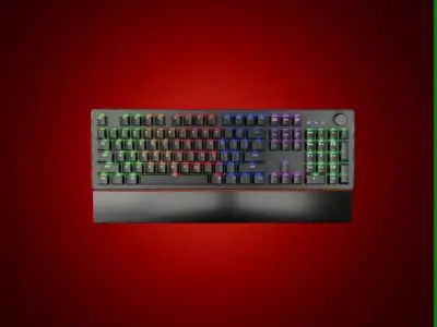 Fantech Maxpower MK853 Keyboard 3D model Low-poly 3D model