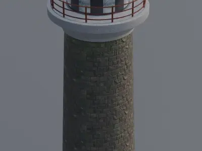 Game Ready Lighthouse Free low-poly 3D model