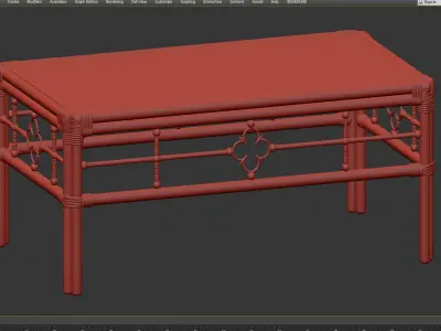 Rectangular Cocktail Table Mimi by Celerie Kemble 3D model