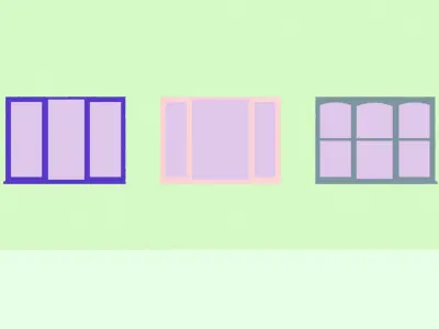 Window colection 03 -msk 3D model