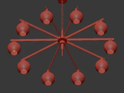 Carmella Globe PENDANT 10 3D model