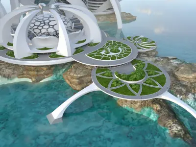  Sci-Fi Futuristic City 