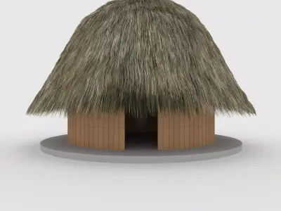 Cabin 3 - House Honai 3D model