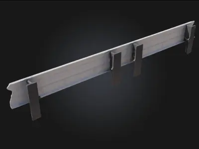 Guardrail System  Safety Meets Structural Precision 3D model