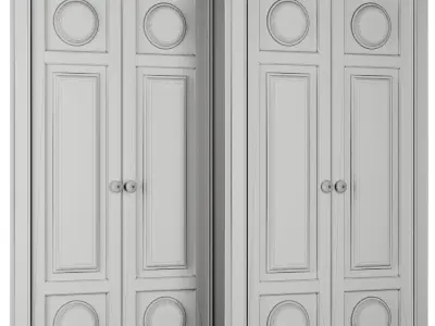 Entrance door set211 3D model