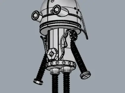 Robot pendant 3D print model