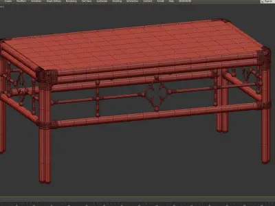 Rectangular Cocktail Table Mimi by Celerie Kemble 3D model