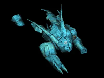 Mechanical corpse 01 3D model