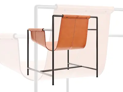 MingS Heart Armchair 3D model