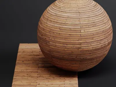Wood Floors vol03 Terrace 8K Seamless PBR Materials  Texture