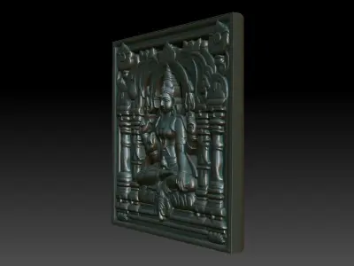 Indian Temple Wall basrelief 20 240619 3D print model