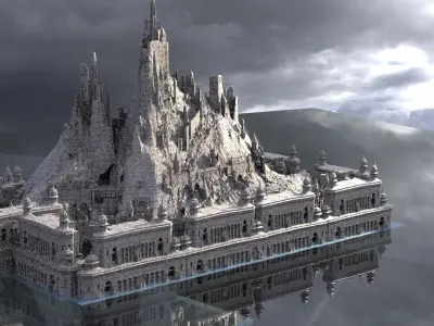 Saracen Crusades Fortress 2 3D model