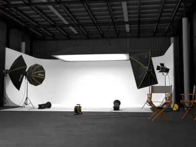 Studio Photo Professional Photography Studio Set 3D model
