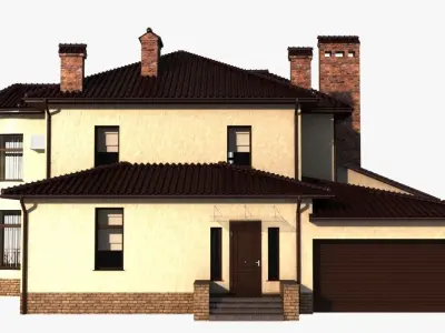 residential house 3D model shop