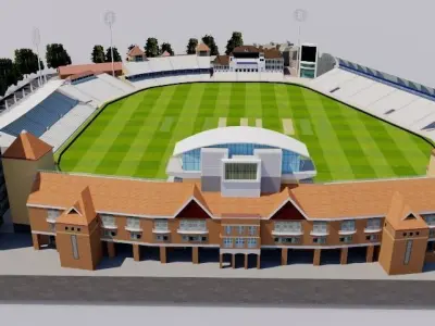 Trent Bridge Cricket Ground - Nottingham 3D model