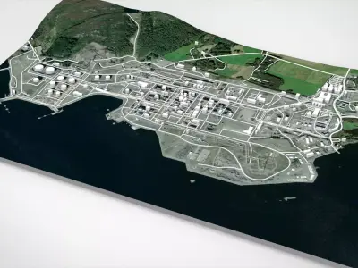 Karsto Terminal Norway 3D model