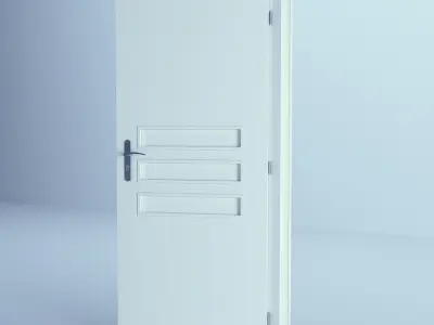 White Door 54 3D model