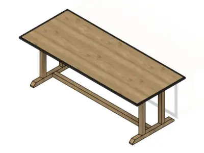 Table 3D model 5